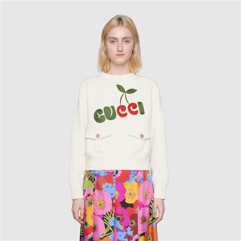 gucci cherry sweater|gucci color sweater.